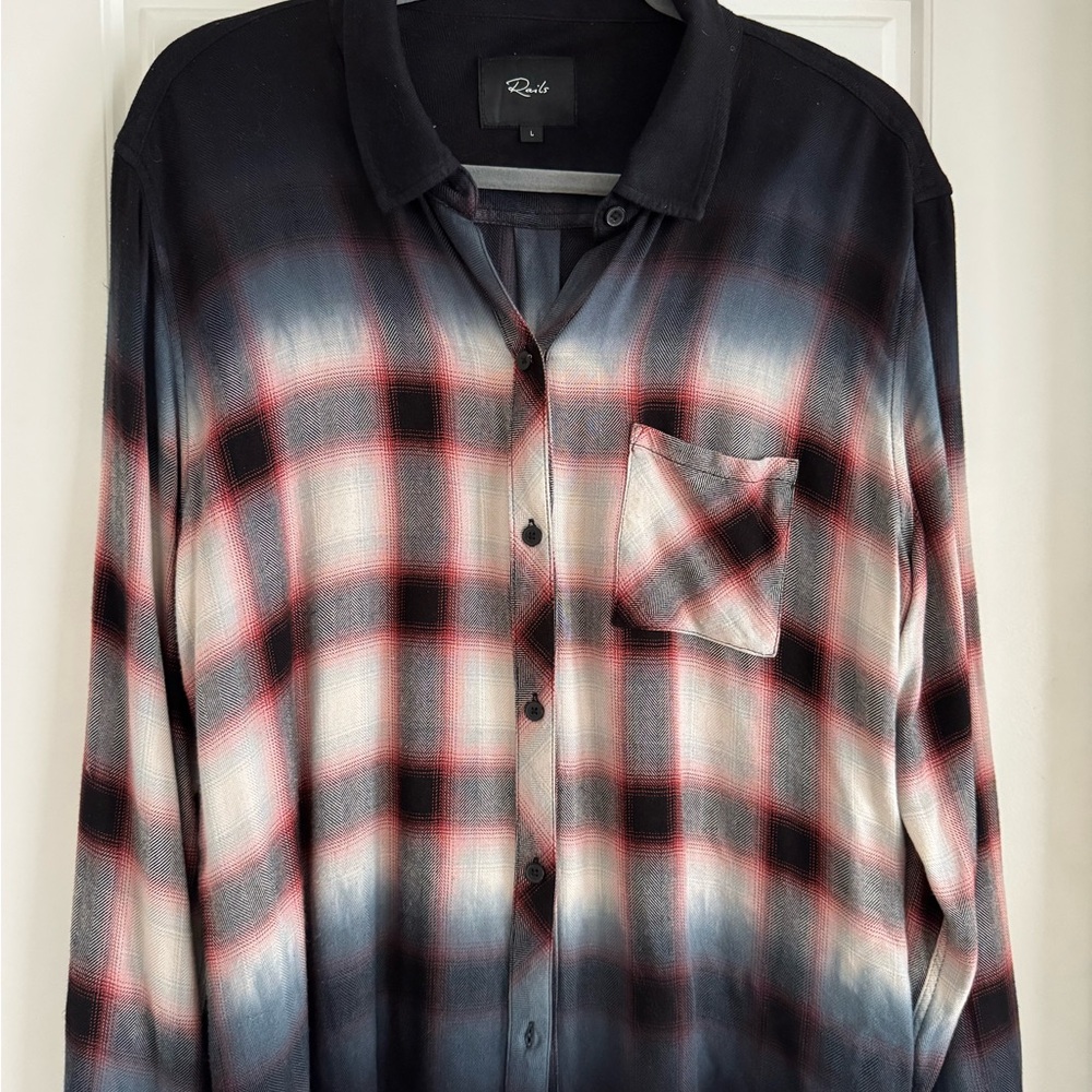 Rails Plaid Button up.
